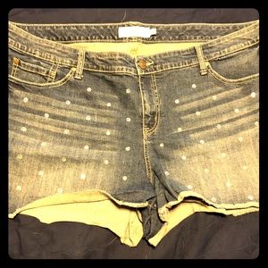 Flower dazzled shorts